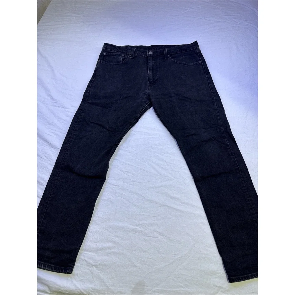 Levi's 512 Slim Taper Jeans Men's 36x30 Black Denim Levi's Premium Zip Fly